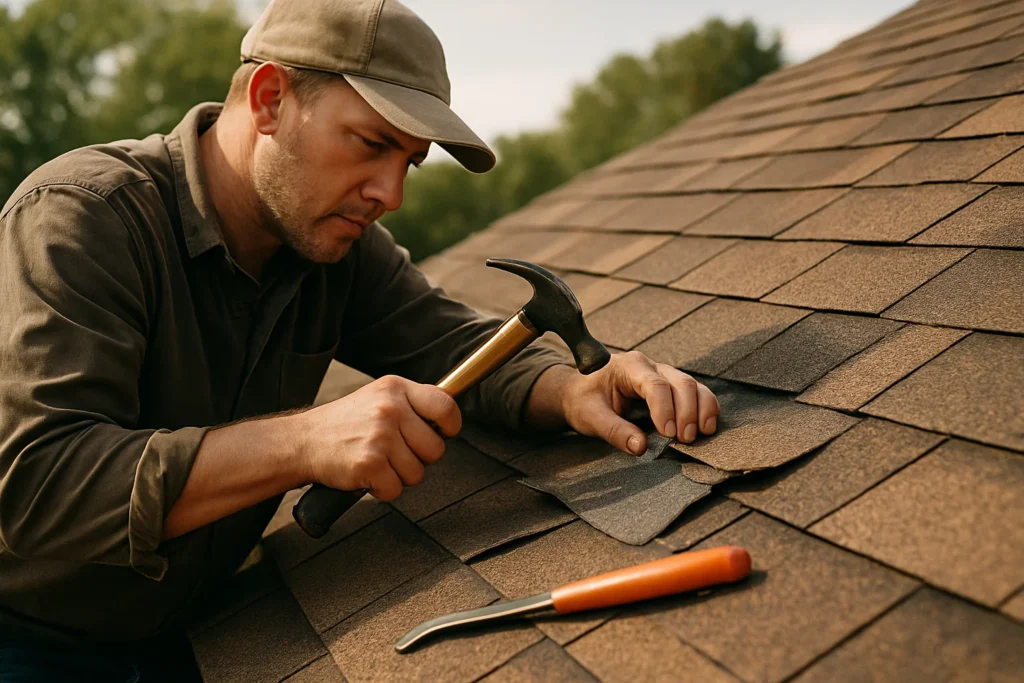Fixing Roof Shingles After Wind Damage Fixing Roof Shingles After Wind Damage