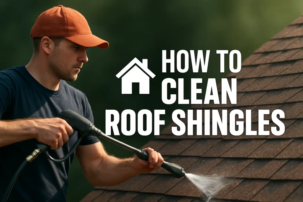 How to Clean Roof Shingles