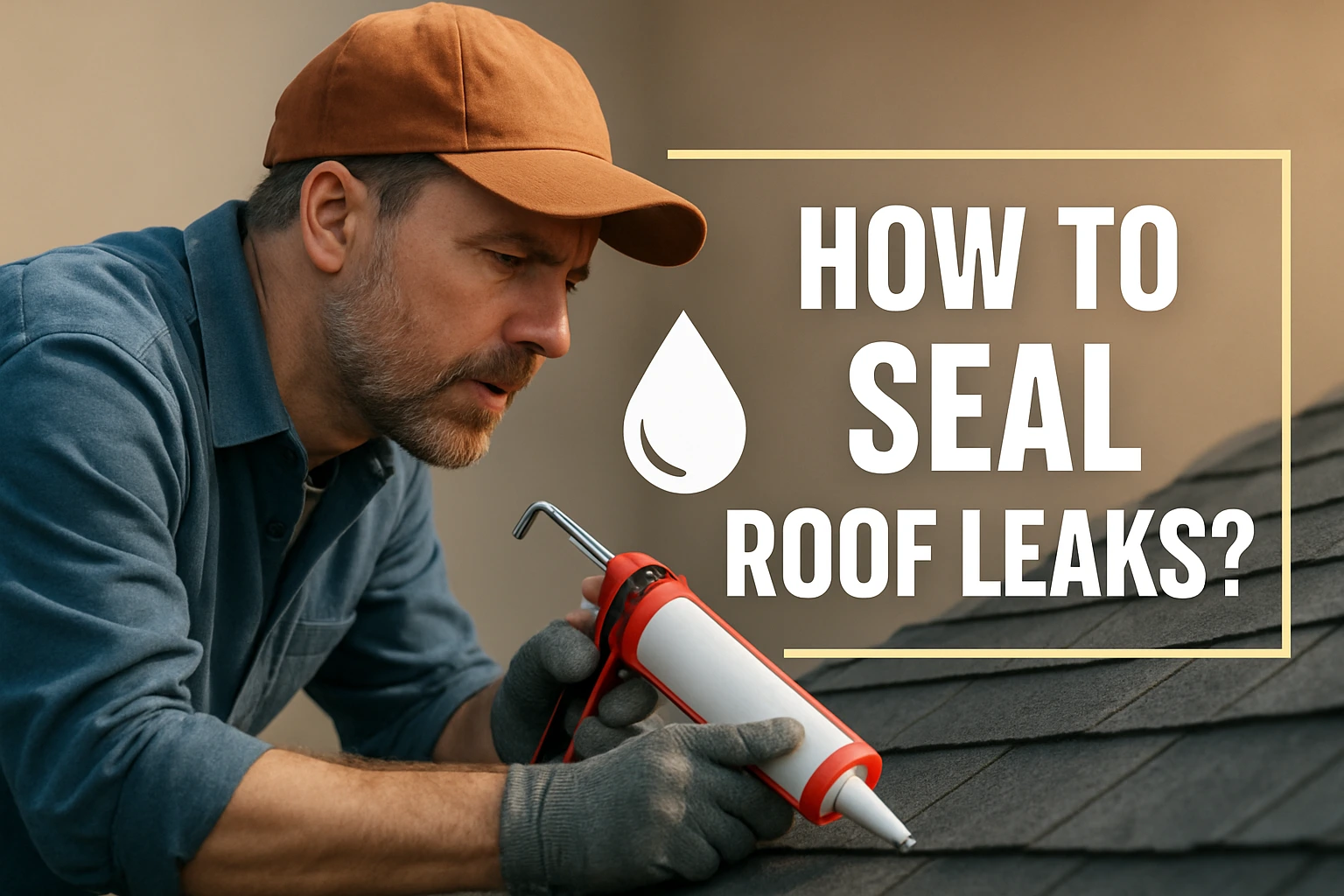 how to seal roof leaks
