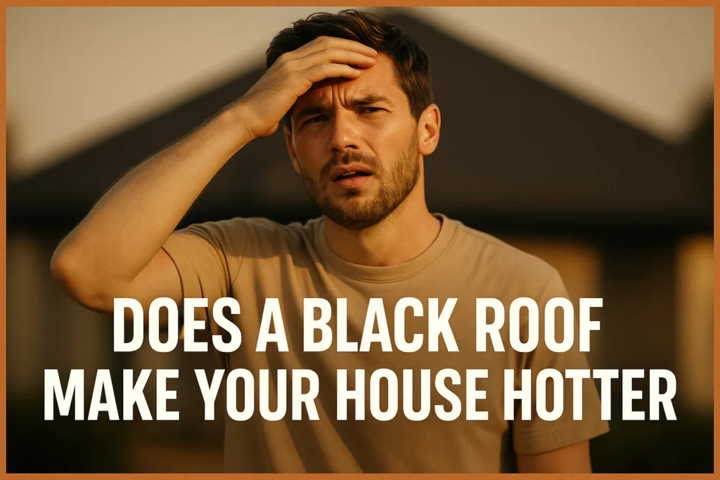 Does a Black Roof Make Your House Hotter