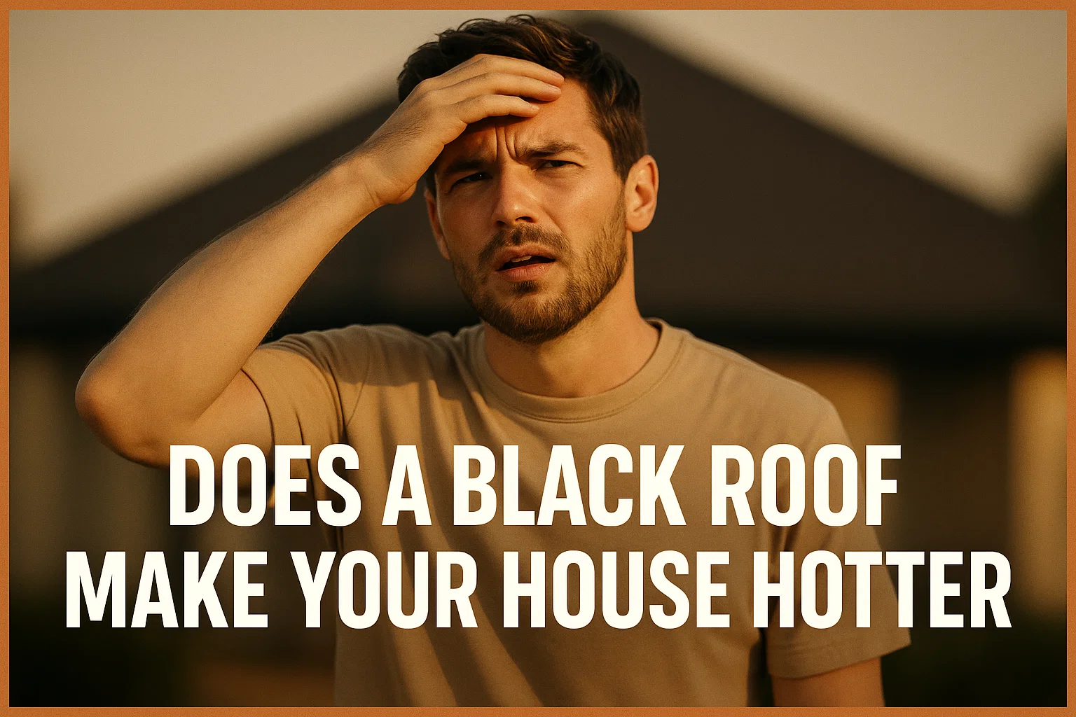 Does a Black Roof Make Your House Hotter?