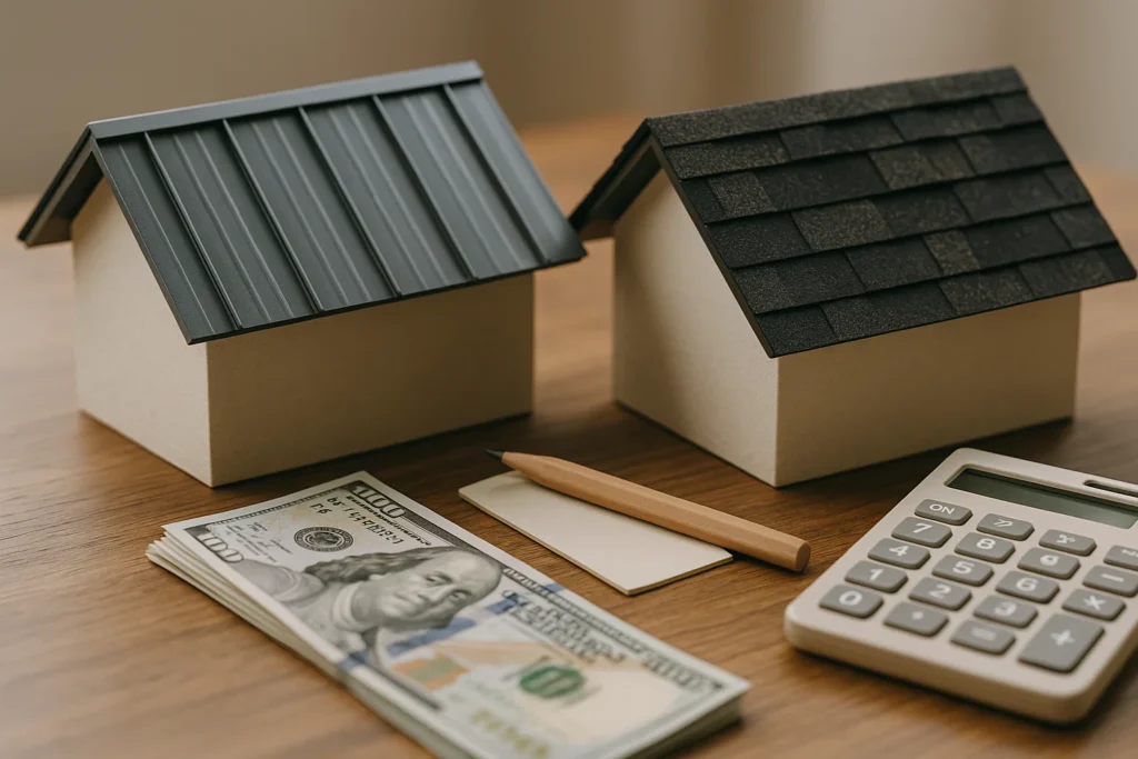 Metal Roofing vs Asphalt Shingles Cost Comparison