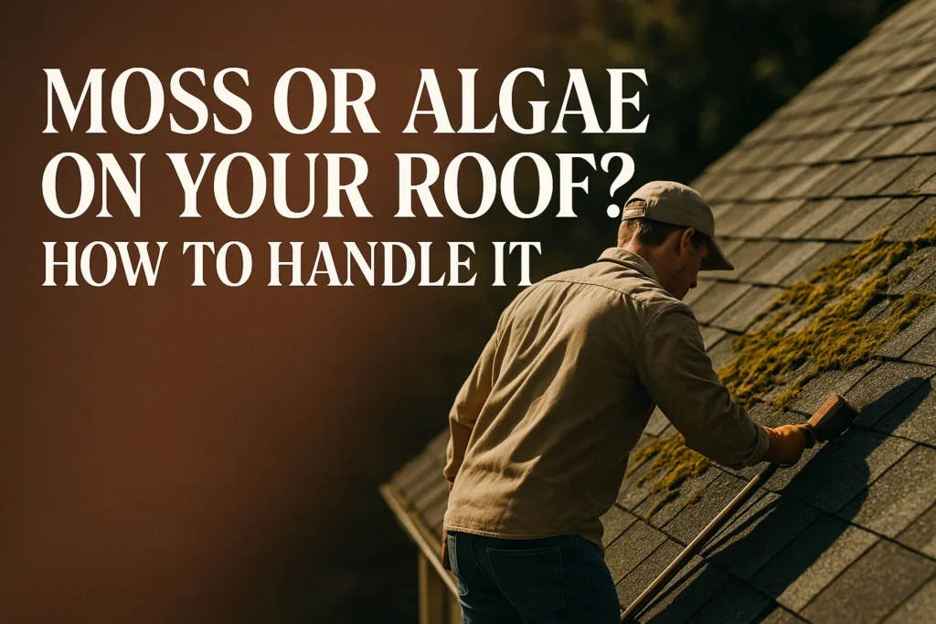 Moss or Algae on Your Roof How to Handle It
