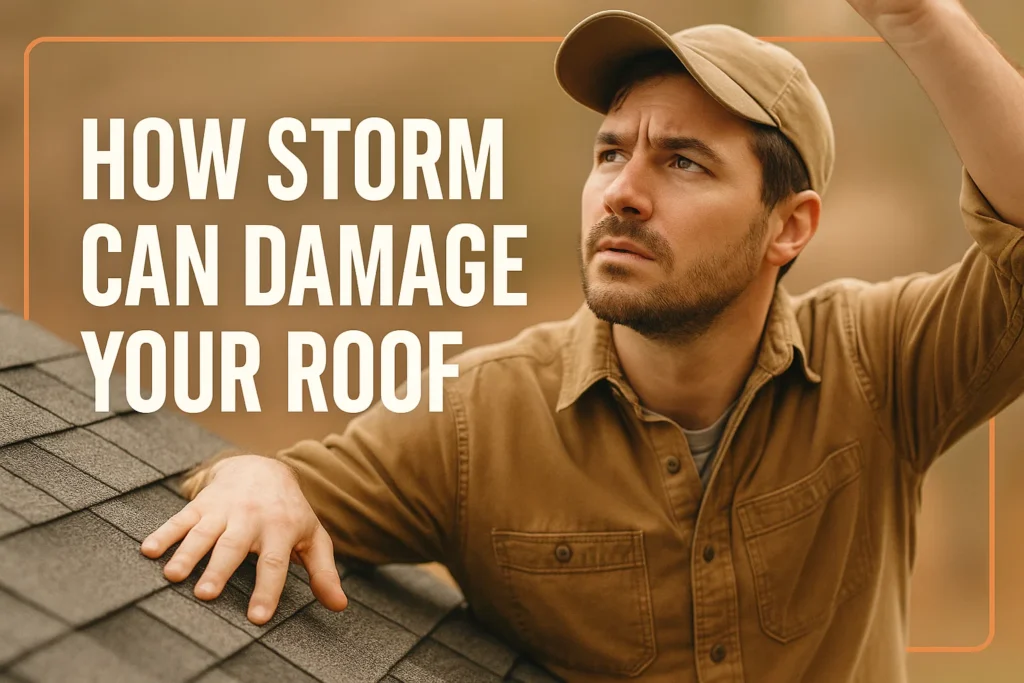 how storm can damage your roof