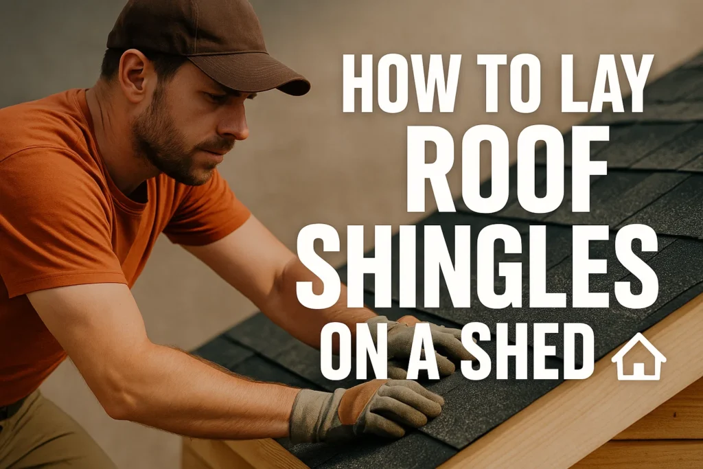 How to Lay Roof Shingles On A Shed