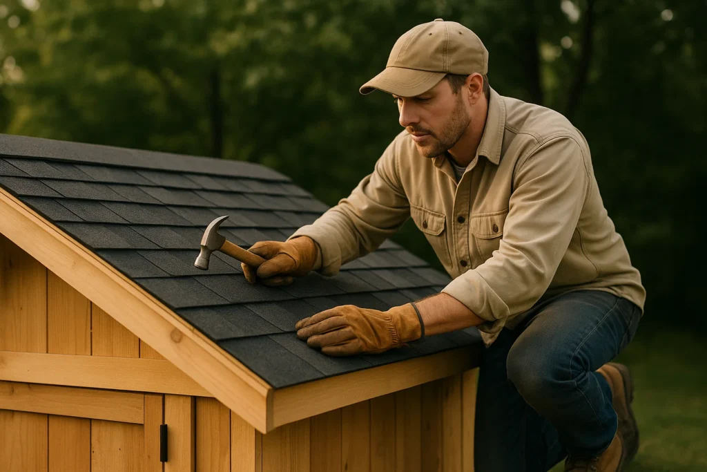 How to Lay Roof Shingles On A Shed
