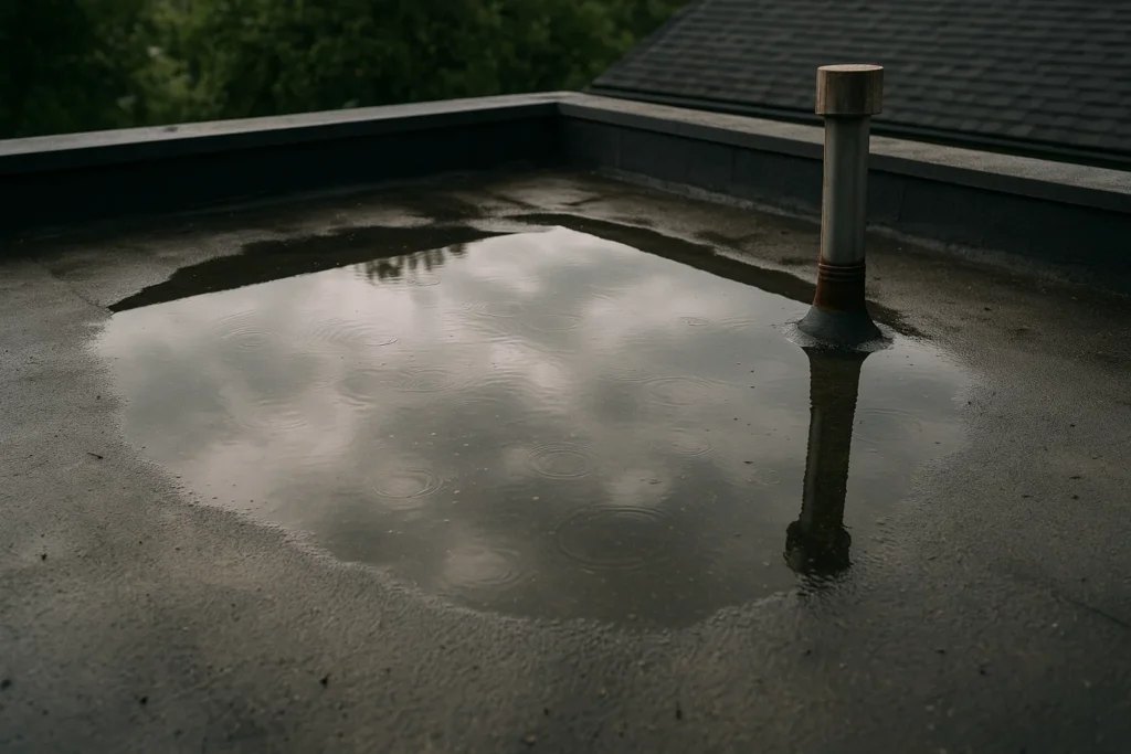 Why is ponding water bad for my roof