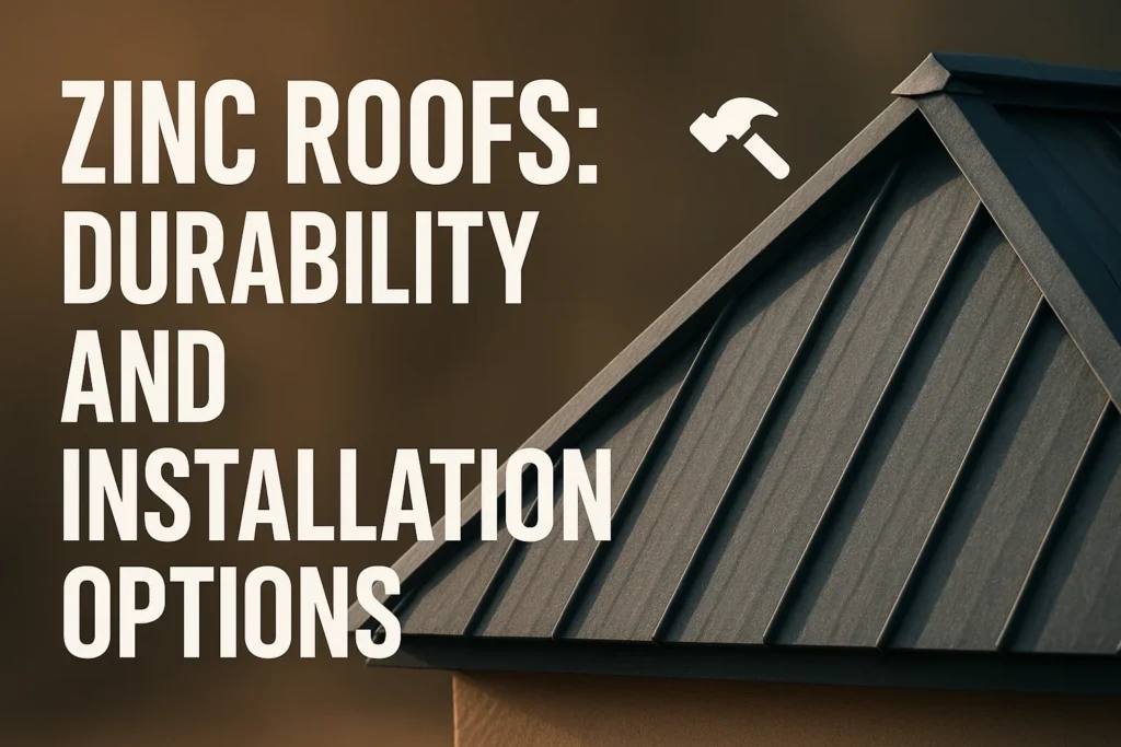 Zinc Roofs Durability and Installation Options