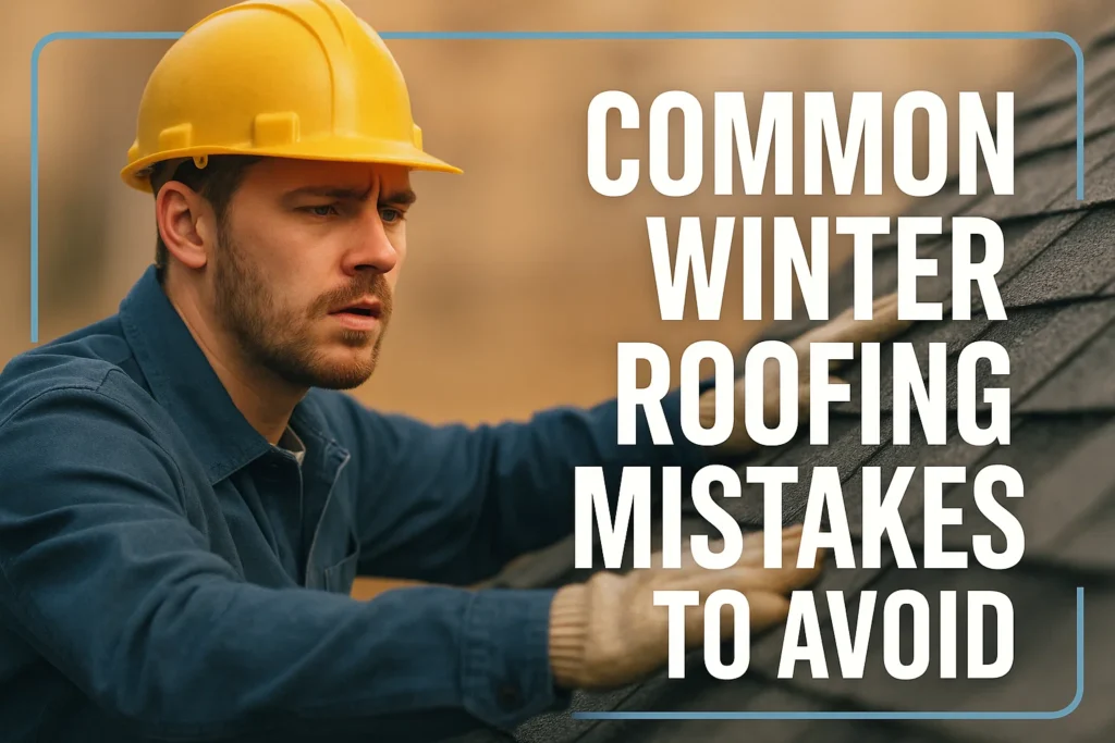 Common winter roofing mistakes to avoid