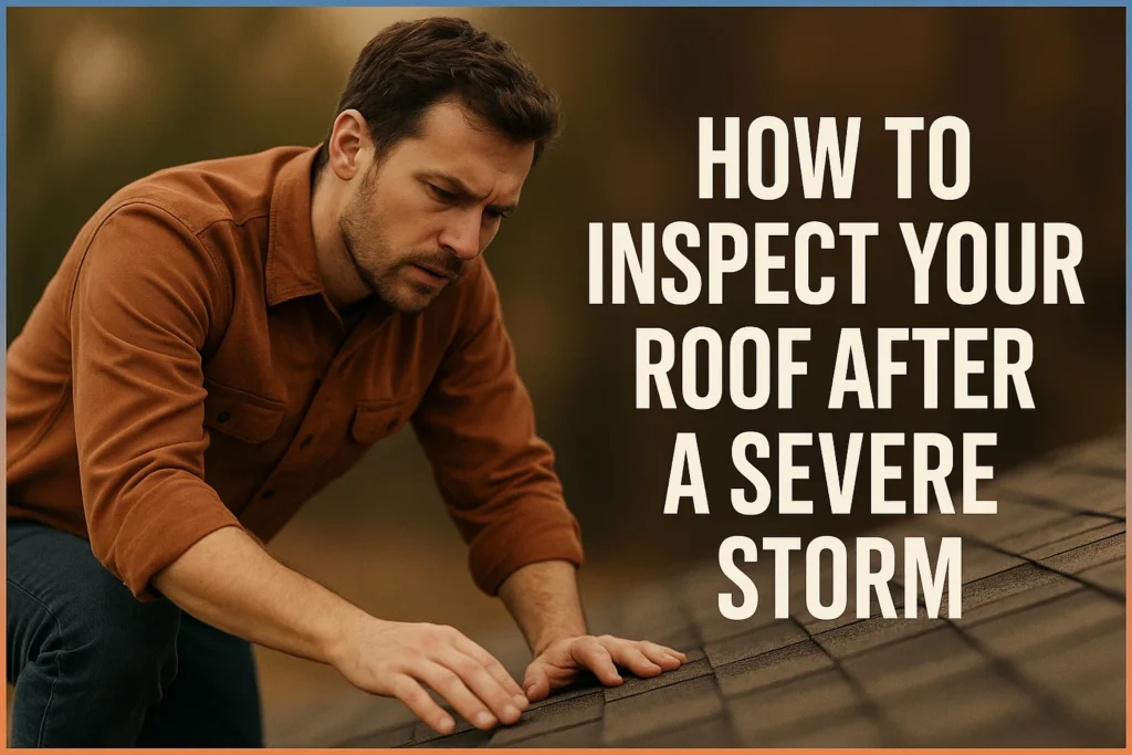 How to Inspect Your Roof After a Severe Storm
