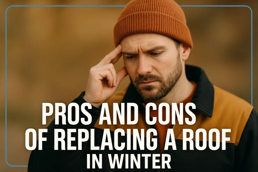 Pros and cons of replacing a roof in winter