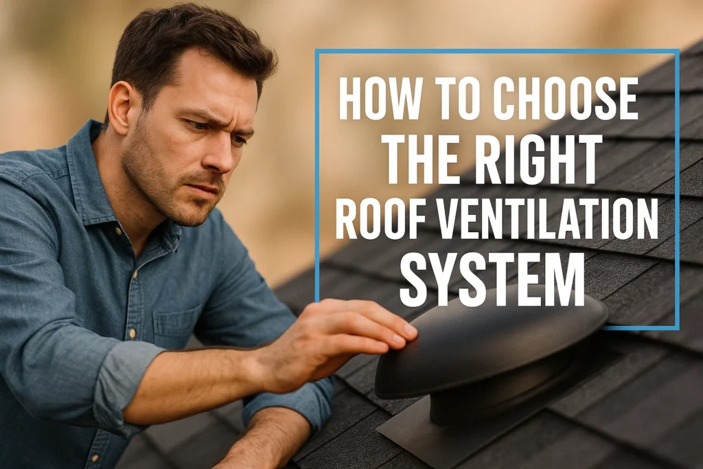 How to Choose the Right Roof Ventilation System
